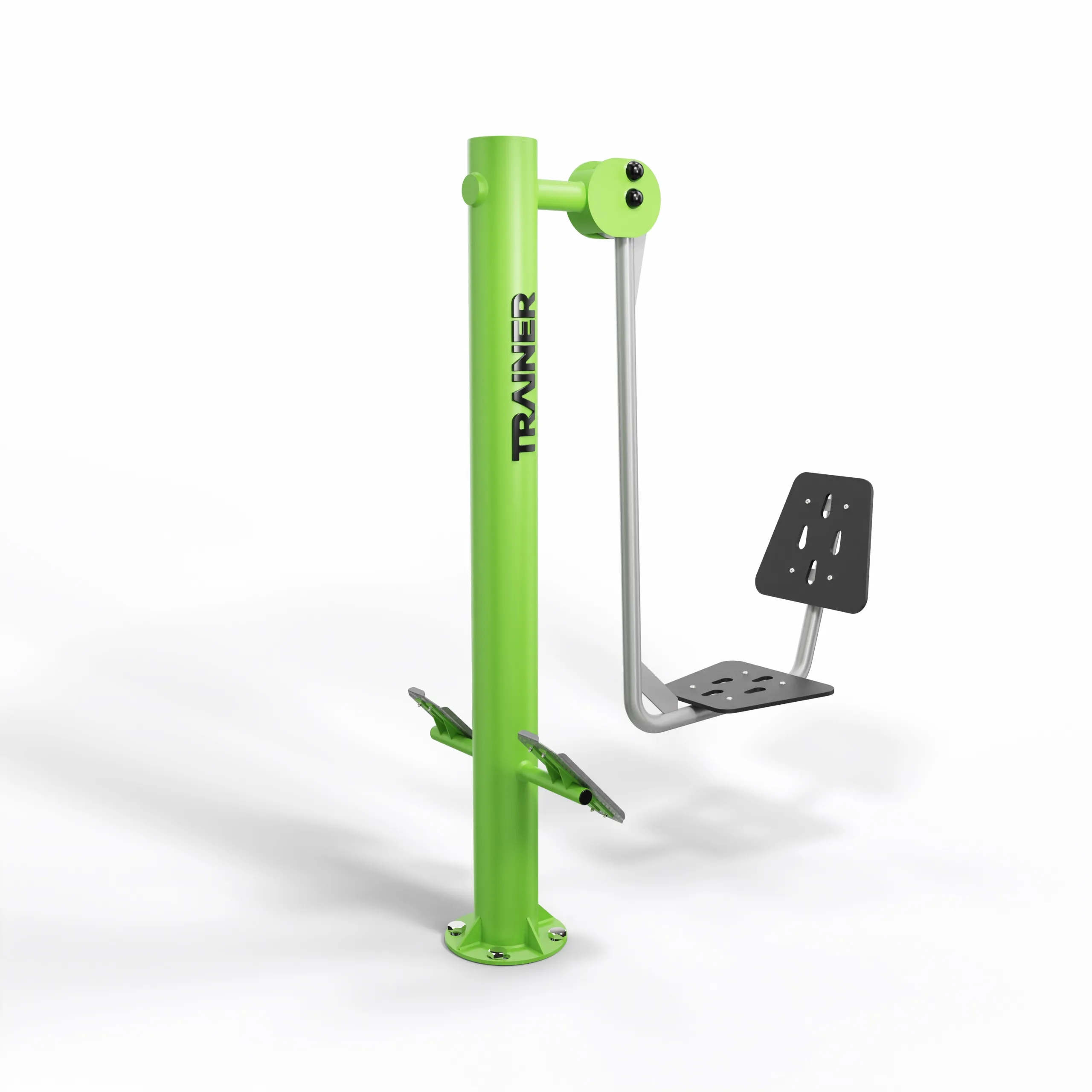 OUTDOOR GYM EQUIPMENT – Single Leg Stretcher – TRAINERPRO-R04A - الصورة 4