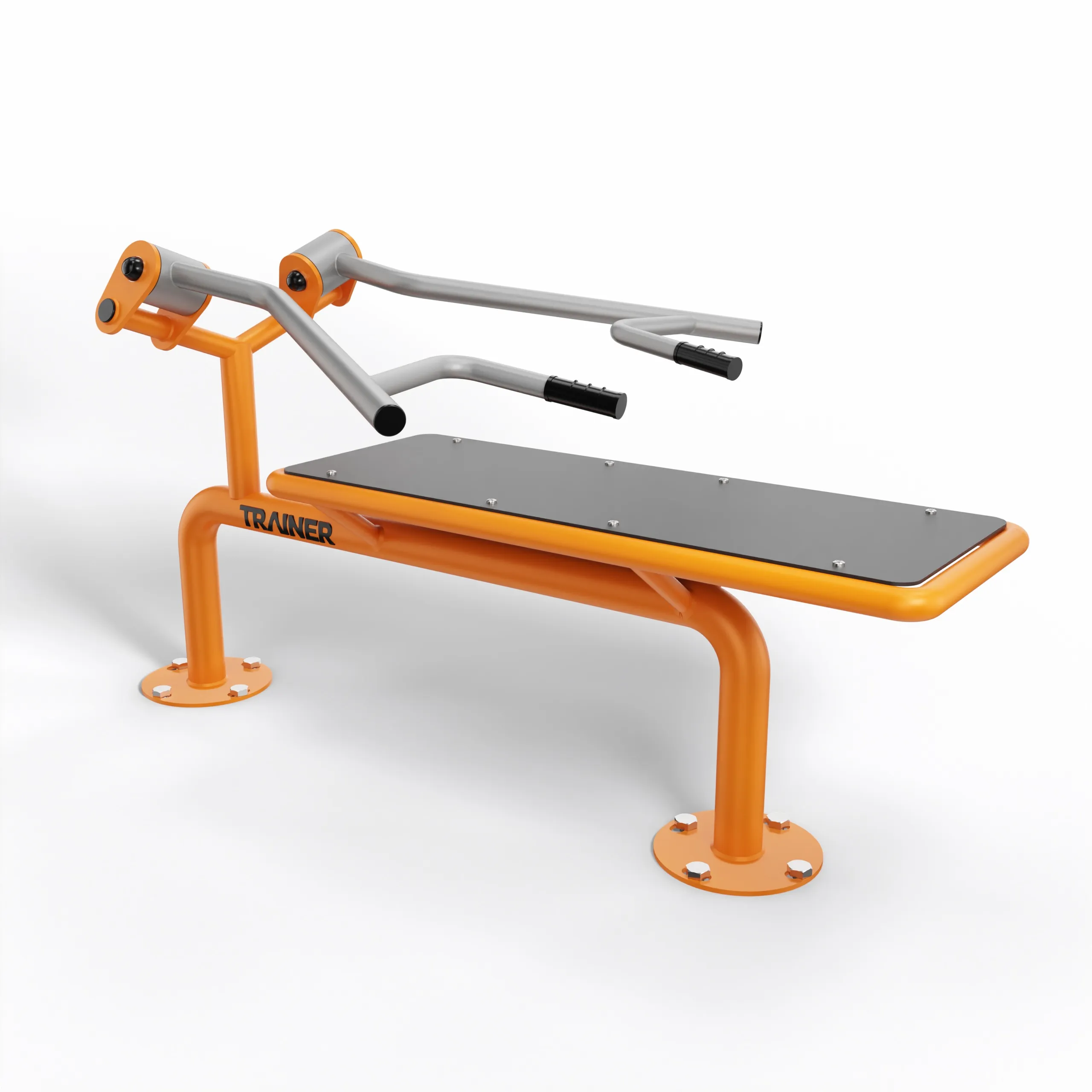 OUTDOOR GYM EQUIPMENT – Pull Bench – TRAINERPRO-TR20 - الصورة 3
